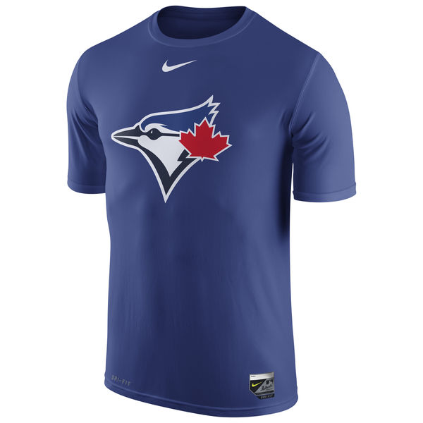 MLB Men Toronto Blue Jays Nike Authentic Collection Legend Logo 1.5 Performance TShirt  Royal
